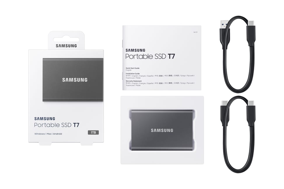 Samsung Portable SSD T7 1 To Gris (MU-PC1T0T/WW) — image 12