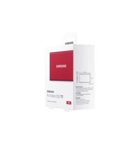 Samsung Portable SSD T7 1 To Rouge (MU-PC1T0R/WW)