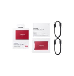 Samsung Portable SSD T7 1 To Rouge (MU-PC1T0R/WW)