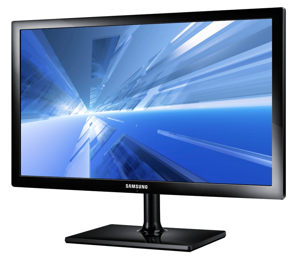 Écran TV Samsung LED TN 22 pouces (16:9) Noir glacé — image 3
