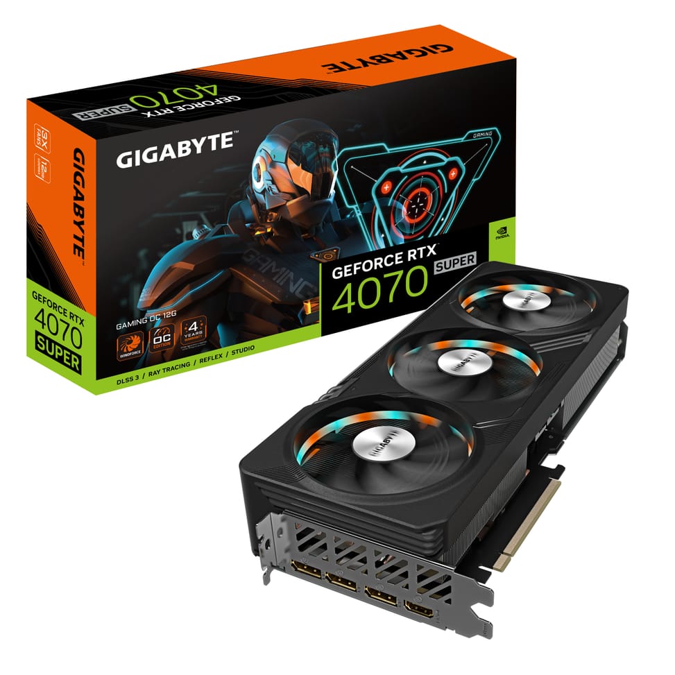 Gigabyte GAMING GeForce RTX 4070 SUPER OC 12G NVIDIA 12 Go GDDR6X (GV-N407SGAMING OC-12GD) — image 2