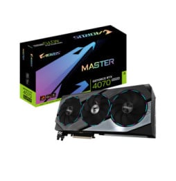 Gigabyte AORUS GeForce RTX 4070 SUPER MASTER 12G NVIDIA 12 Go GDDR6X (GV-N407SAORUS M-12GD)