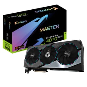 Gigabyte AORUS GeForce RTX 4070 SUPER MASTER 12G NVIDIA 12 Go GDDR6X (GV-N407SAORUS M-12GD)