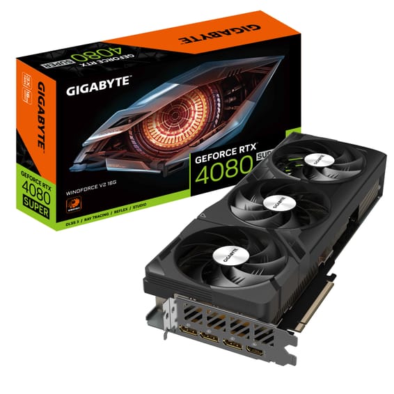 Gigabyte GeForce RTX 4080 SUPER WINDFORCE V2 16G NVIDIA 16 Go GDDR6X (GV-N408SWF3V2-16GD)