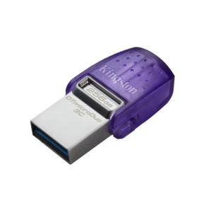 Kingston Technology DataTraveler 256 Go microDuo 3C 200 Mo/s dual USB-A + USB-C (DTDUO3CG3/256GB)