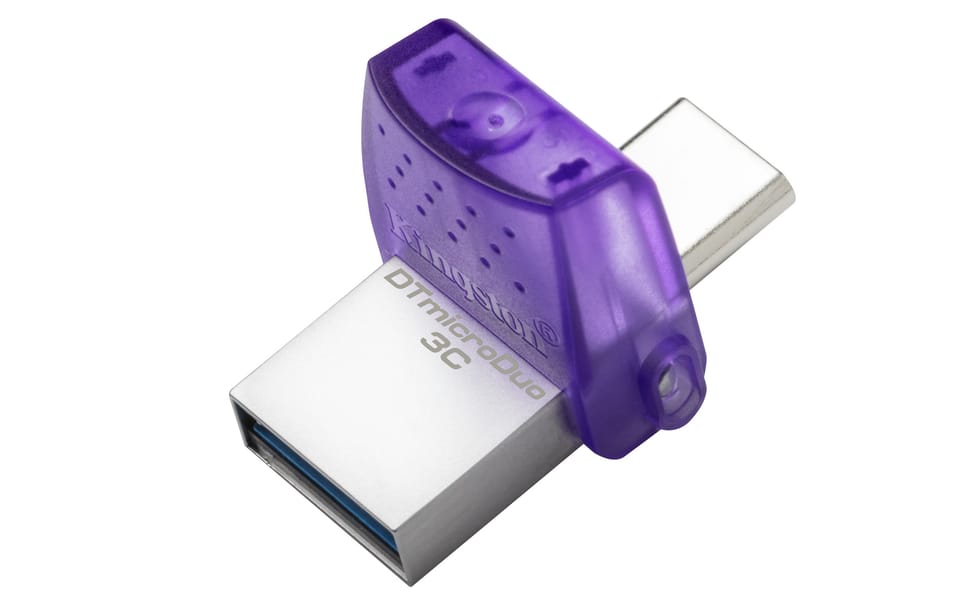 Kingston Technology DataTraveler 256 Go microDuo 3C 200 Mo/s dual USB-A + USB-C (DTDUO3CG3/256GB) — image 2