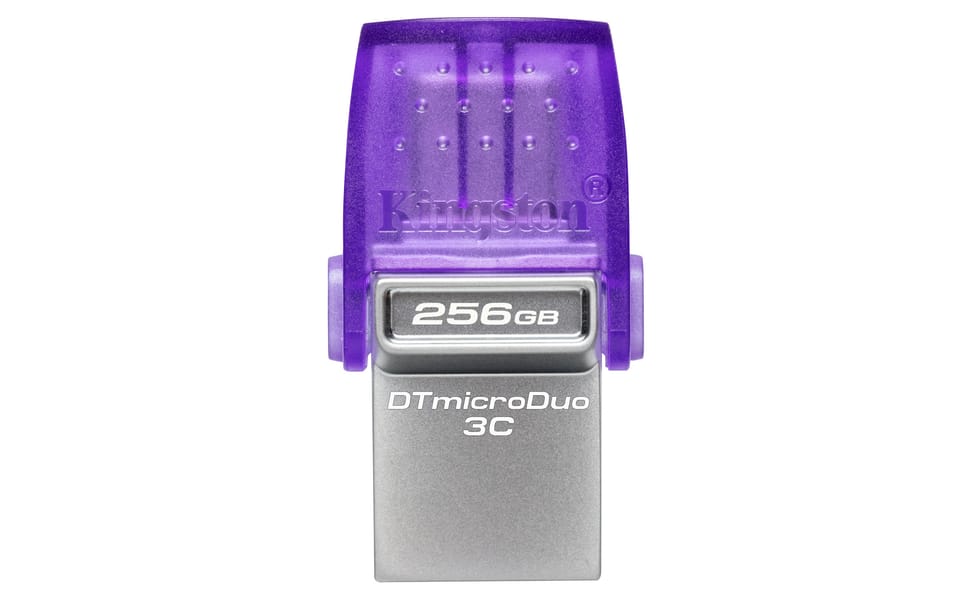 Kingston Technology DataTraveler 256 Go microDuo 3C 200 Mo/s dual USB-A + USB-C (DTDUO3CG3/256GB) — image 3