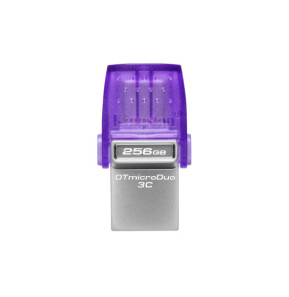 Kingston Technology DataTraveler 256 Go microDuo 3C 200 Mo/s dual USB-A + USB-C (DTDUO3CG3/256GB)