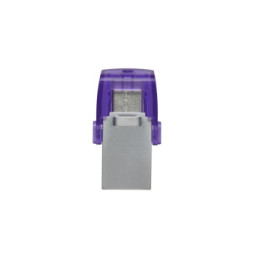 Kingston Technology DataTraveler 256 Go microDuo 3C 200 Mo/s dual USB-A + USB-C (DTDUO3CG3/256GB)