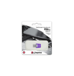 Kingston Technology DataTraveler 256 Go microDuo 3C 200 Mo/s dual USB-A + USB-C (DTDUO3CG3/256GB)