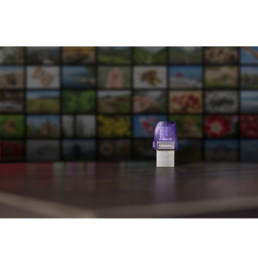 Kingston Technology DataTraveler 256 Go microDuo 3C 200 Mo/s dual USB-A + USB-C (DTDUO3CG3/256GB)