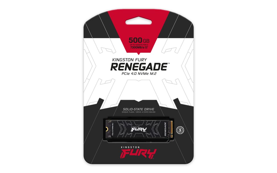 Kingston Technology 500G FURY RENEGADE M.2 2280 NVMe SSD 500G FURY RENEGADE M.2 2280 NVMe SSD  (SFYRS/500G) — image 5