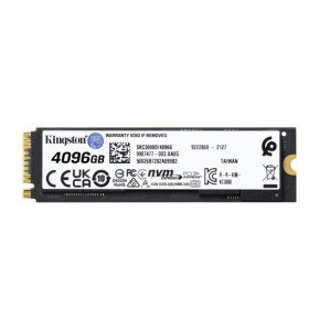 Kingston Technology 4096G KC3000 M.2 2280 NVMe SSD (SKC3000D/4096G)