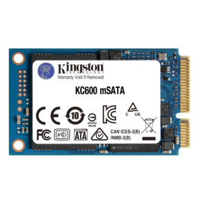 Kingston Technology SSD KC600 SATA3 mSATA de 512 Go (SKC600MS/512G)