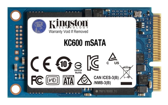 Kingston Technology SSD KC600 SATA3 mSATA de 512 Go (SKC600MS/512G)
