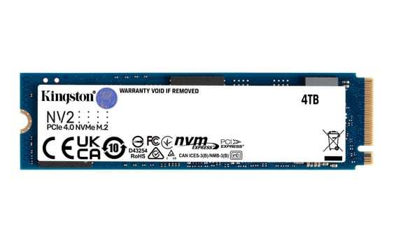 Kingston Technology 4000G NV2 M.2 2280 PCIe 4.0 NVMe SSD (SNV2S/4000G)