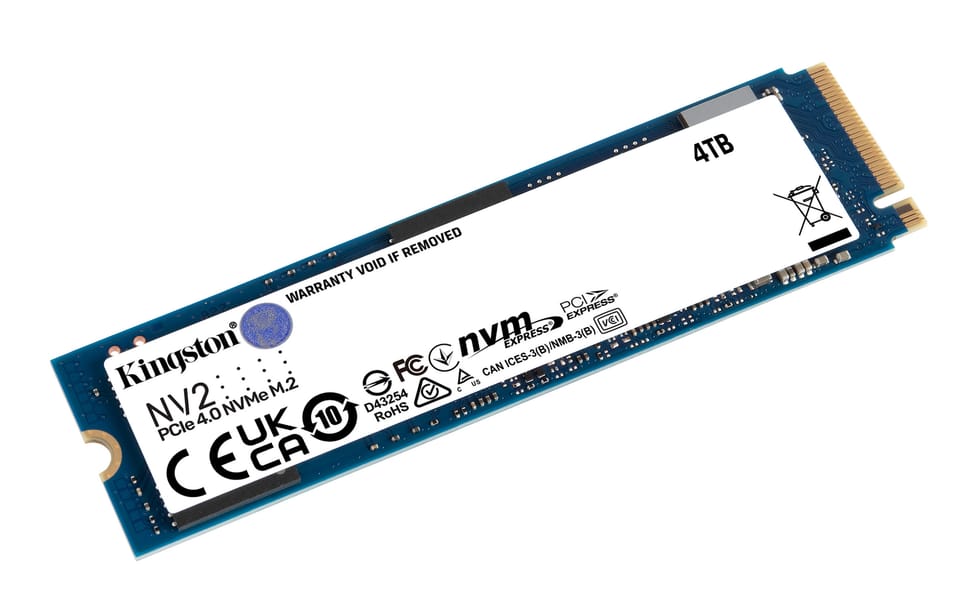 Kingston Technology 4000G NV2 M.2 2280 PCIe 4.0 NVMe SSD (SNV2S/4000G) — image 2