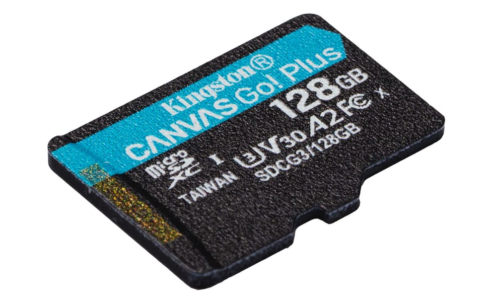 Kingston Technology Carte microSDXC Canvas Go Plus 170R A2 U3 V30 de 128 Go + ADP (SDCG3/128GB) — image 4