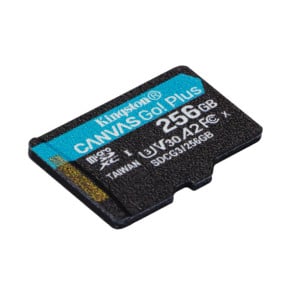 Kingston Technology Carte microSDXC Canvas Go Plus 170R A2 U3 V30 de 256 Go + ADP (SDCG3/256GB)