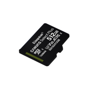 Kingston Technology Carte micSDXC Canvas Select Plus 100R A1 C10 de 512 Go + ADP (SDCS2/512GB)