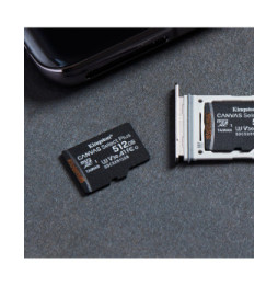 Kingston Technology Carte micSDXC Canvas Select Plus 100R A1 C10 de 512 Go + ADP (SDCS2/512GB)