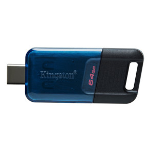 Kingston Technology DataTraveler 64GB 80 M 200 Mo/s USB-C 3.2 Gen 1 (DT80M/64GB)