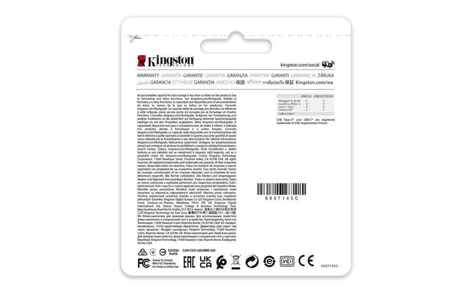 Kingston Technology DataTraveler 128GB 80 M 200 Mo/s USB-C 3.2 Gen 1 (DT80M/128GB) — image 7