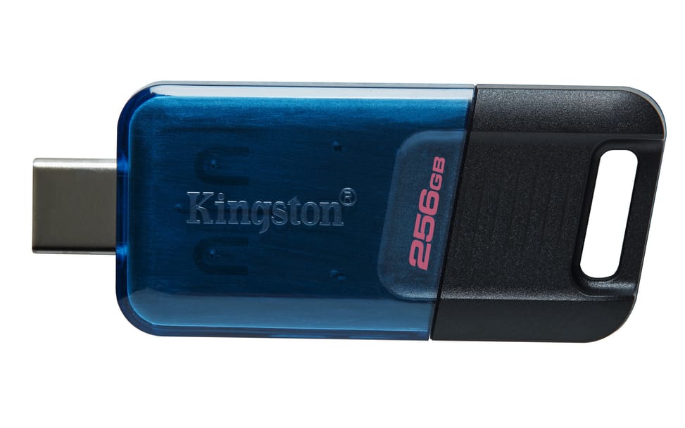 Kingston Technology DataTraveler 256GB 80 M 200 Mo/s USB-C 3.2 Gen 1 (DT80M/256GB) — image 2