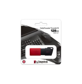 Kingston Technology DataTraveler 128GB USB3.2 Gen1 Exodia M (Noir + Rouge) (DTXM/128GB)
