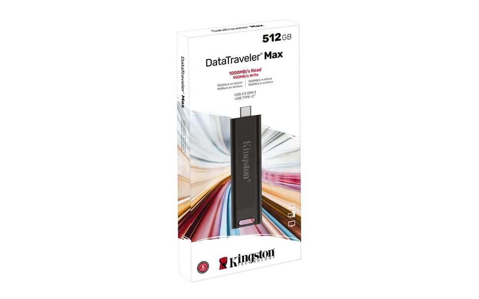 Kingston Technology DataTraveler 512GB Max 1000R/900W USB 3.2 Gen 2 (DTMAX/512GB) — image 10
