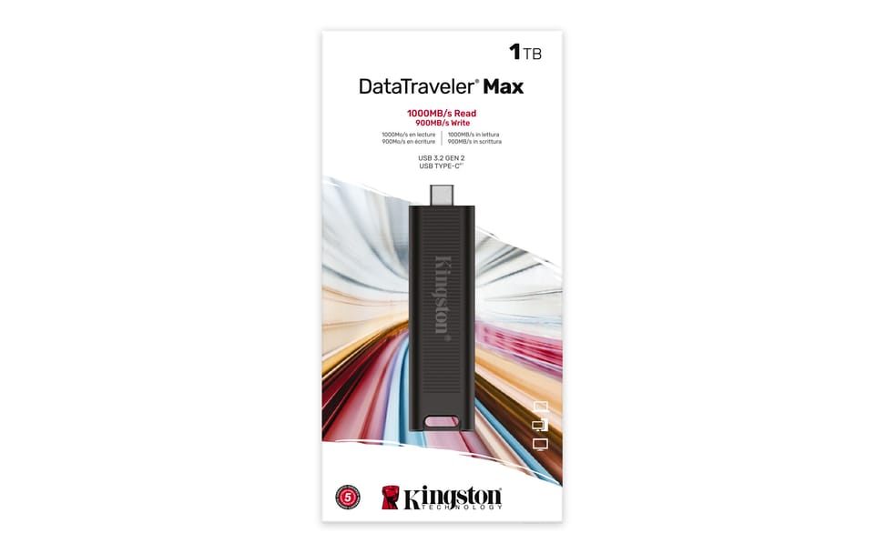 Kingston Technology DataTraveler 1TB Max 1000R/900W USB 3.2 Gen 2 (DTMAX/1TB) — image 10