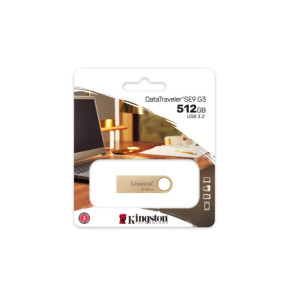 Kingston Technology DataTraveler 512Go 220Mo/s Clé USB 3.2 Gen 1 Métal SE9 G3 (DTSE9G3/512GB)