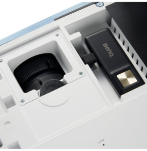 BenQ TK850i vidéo-projecteur Projecteur à focale standard 3000 ANSI lumens DLP 2160p (3840x2160) Compatibilité 3D Bleu, Blanc