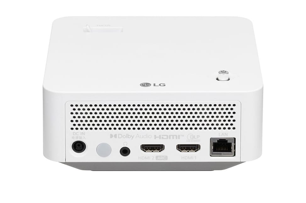 LG PF510Q vidéo-projecteur Projecteur à focale courte 450 ANSI lumens DLP 1080p (1920x1080) Blanc (PF510Q) — image 2
