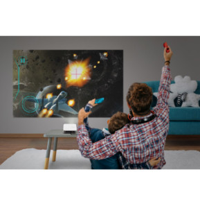 Viewsonic M2e vidéo-projecteur Projecteur à focale courte LED 1080p (1920x1080) Compatibilité 3D Gris, Blanc (W125922525)