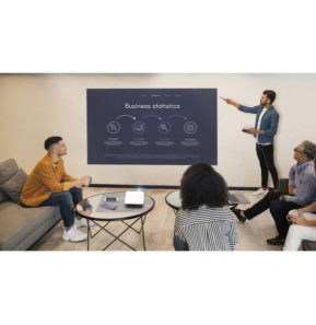 Viewsonic M2e vidéo-projecteur Projecteur à focale courte LED 1080p (1920x1080) Compatibilité 3D Gris, Blanc (W125922525)