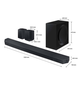 Samsung HW-Q990C Noir 11.1.4 canaux 41 W (HW-Q990C/ZF)
