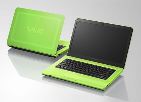 Ordinateur portable Sony Vaio VPCCA15FF
