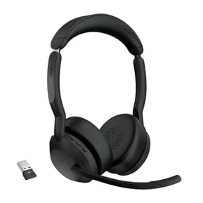 Jabra Evolve2 55 écouteur/casque Sans fil Arceau Bureau/Centre d'appels Bluetooth Socle de chargement Noir (25599-989-999)