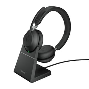 Jabra Evolve2 65, UC Stereo Casque Sans fil Arceau Bureau/Centre d'appels USB Type-A Bluetooth Noir (26599-989-989)