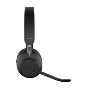 Jabra Evolve2 65, UC Stereo Casque Sans fil Arceau Bureau/Centre d'appels USB Type-A Bluetooth Noir (26599-989-989)