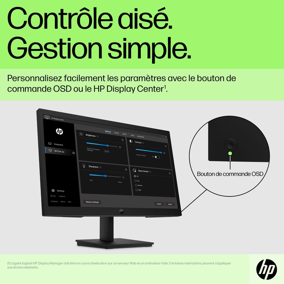 HP Écran FHD P22v G5 Écran FHD HP P22v G5  (64V81AA) — image 14