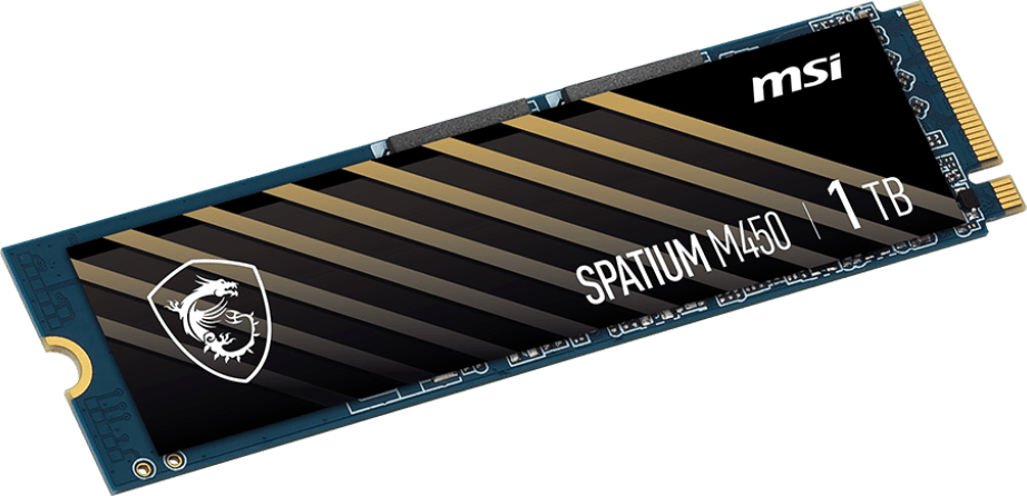 Disque Dur interne SSD MSI Spatium M450 PCIe 4.0 NVMe M.2 1To (S78-440L980-P83) — image 4