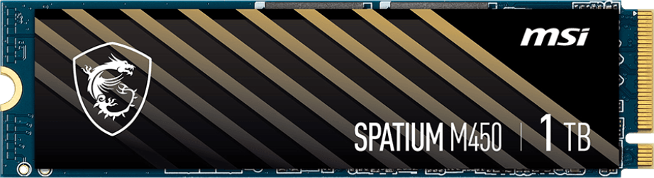Disque Dur interne SSD MSI Spatium M450 PCIe 4.0 NVMe M.2 1To (S78-440L980-P83) — image 2