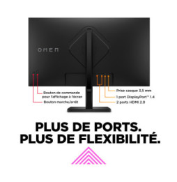HP OMEN by HP Écran gamer QHD 165 Hz OMEN 31,5 pouces - OMEN 32q (780K0AA)
