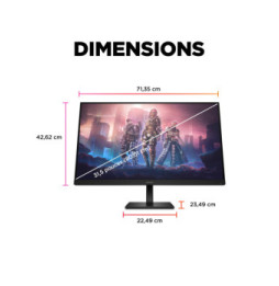 HP OMEN by HP Écran gamer QHD 165 Hz OMEN 31,5 pouces - OMEN 32q (780K0AA)