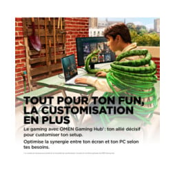 HP OMEN by HP Écran gamer FHD 165 Hz OMEN 23,8 pouces - OMEN 24 Écran gamer FHD 165 Hz OMEN 23,8 pouces - OMEN 24  (780D9AA)