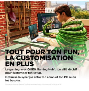 HP OMEN by HP Écran gamer FHD 165 Hz OMEN 23,8 pouces - OMEN 24 Écran gamer FHD 165 Hz OMEN 23,8 pouces - OMEN 24  (780D9AA)