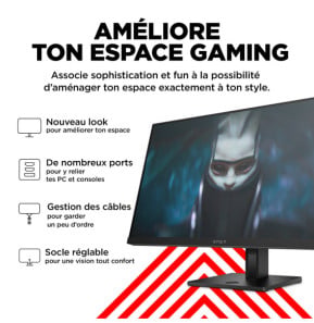HP OMEN by HP Écran gamer FHD 165 Hz OMEN 23,8 pouces - OMEN 24 Écran gamer FHD 165 Hz OMEN 23,8 pouces - OMEN 24  (780D9AA)