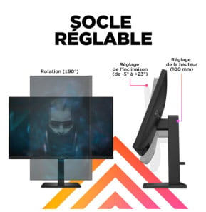 HP OMEN by HP Écran gamer FHD 165 Hz OMEN 23,8 pouces - OMEN 24 Écran gamer FHD 165 Hz OMEN 23,8 pouces - OMEN 24  (780D9AA)